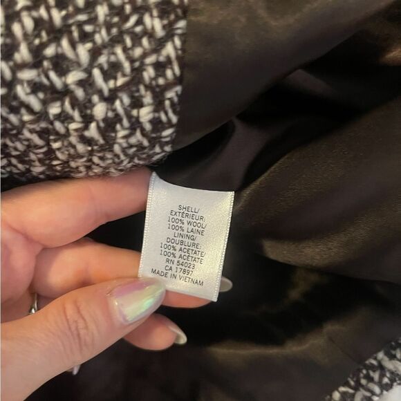 Banana Republic 100% Wool Tweed Blazer Jacket - Picture 15 of 16